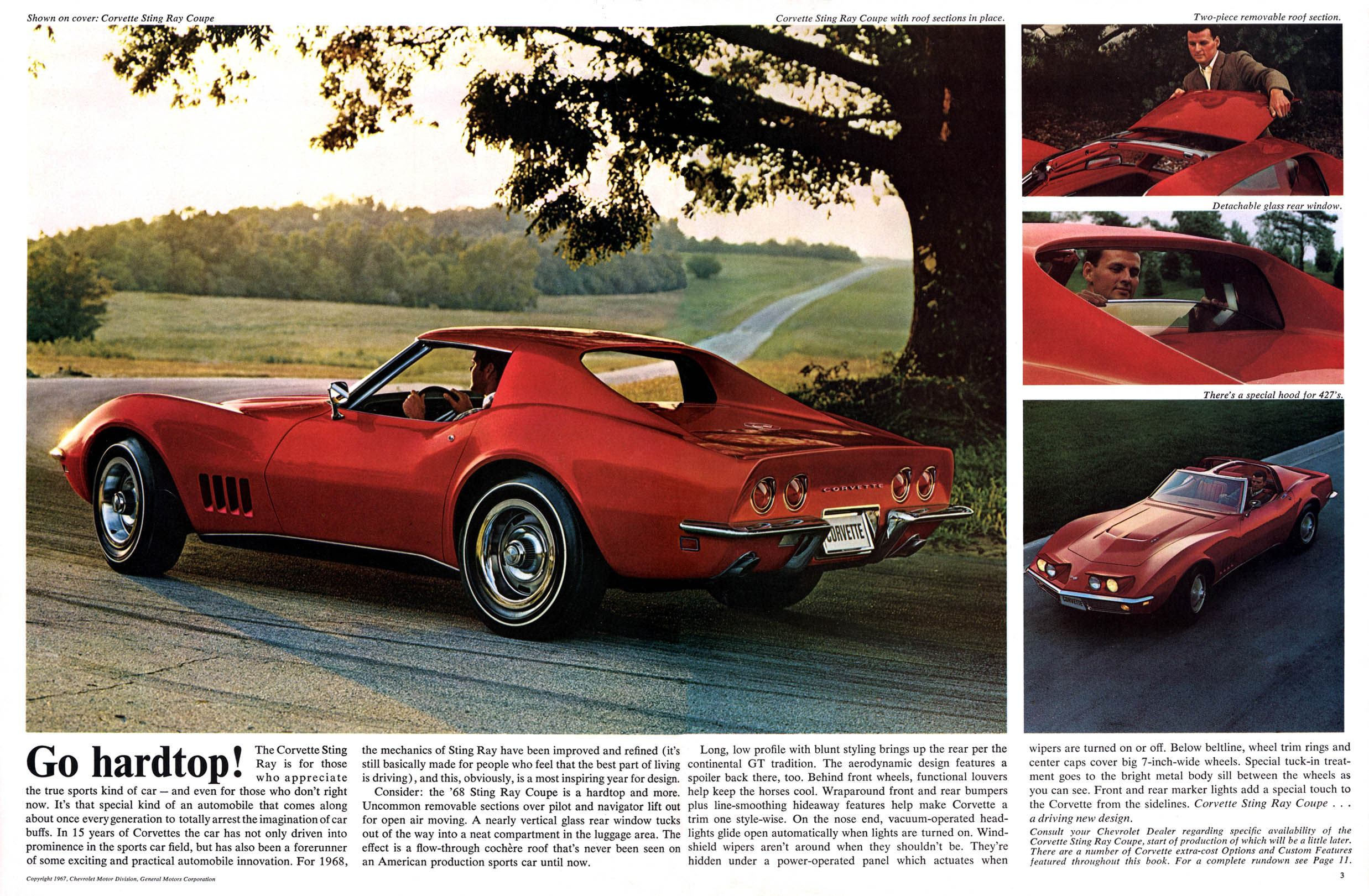 1968 Corvette Brochure Page 4